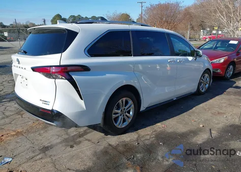 2023 Toyota Sienna Platinum z USA, uszkodzony, nr VIN 5TDESKFC0PS090125
